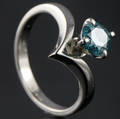Solitaire ring ca. 0.90 ct.