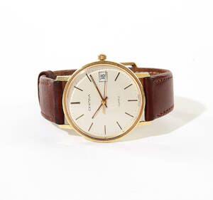 Certina herrarmbandsur i 14 k guld 