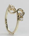Brillantring, ca. 0.12 ct.