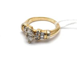 Ring tvåfärgad 14K