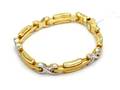 Armband tvåfärgad 16cm