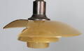 Poul Henningsen. Pendel PH 32 med ravfarvet glas, 1930erne 
