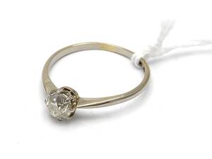 Ring vitguld 18K