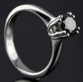Solitaire ring ca. 1.11 ct.