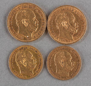 Preussen, Wilhelm I, 10 og 20 mark GULD 1870-80erne 4