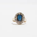 Ring 18 k vitguld diamanter