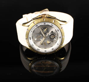 Police. Chronograph, stål