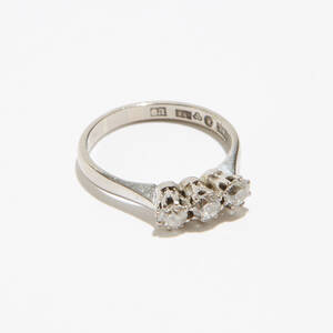 ring 18 k vitguld diamanter