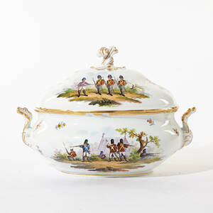 Meissen terrin med lock