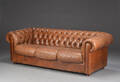 Chesterfield tre-pers. sofa 