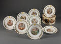 Kgl. porc.Royal Copenhagen.  Peters Jul, porcelænsplatter 8