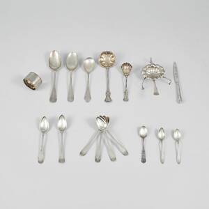 Parti silver, bland annat Skedar