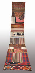 Persisk Patchwork kelim, 462 x 78 cm