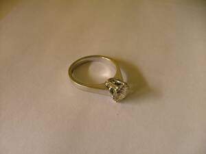 Ring med briljant, Old cut 1