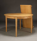 Dansk møbelproducent. Spisebord, egetræ, 1960erne