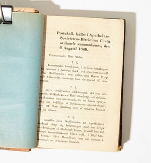Apotekaresocieteten 1840-1966, 14 vol.