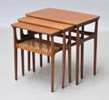 Dansk møbelproducent Indskudsborde af teak, 1960erne 3