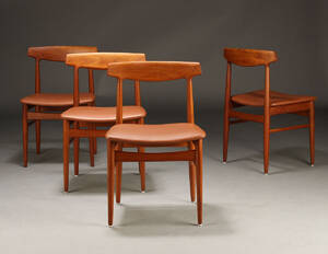 Henning Kjærnulf. Spisestole, teaktræ 4