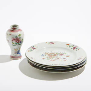 Tallrikar i porslin Kina