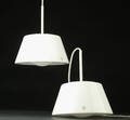 Holmegaard, et par pendler af opal-glas, model One 2