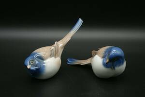 Bing  Gröndahl, figuriner, fåglar, 2st