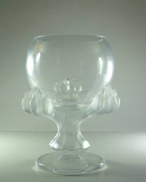 Lalique, Große Vase mit Krallendekor