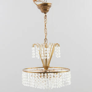 LJUSKRONA, metallglas, 1900-tal.