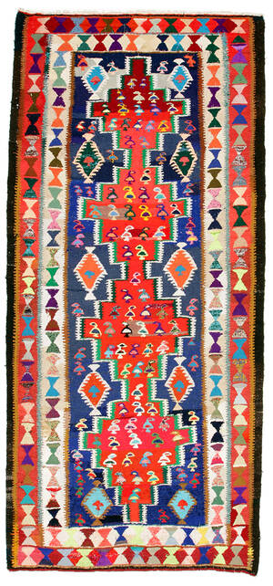Nordvest persisk Kelim 305x140 cm.