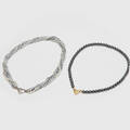 HALSBAND, 2 st, 750 med mera, 1900-tal.