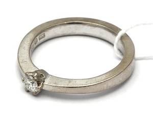 Ring vitguld 18K