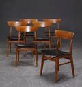 Dansk Møbelproducent. Stole af teak 6