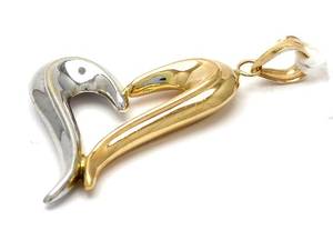 Hänge 18K tvåfärgat