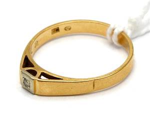 Ring tvåfärgad 18K