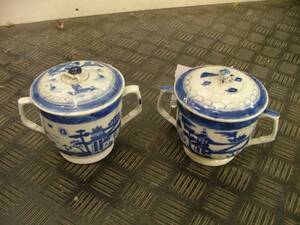 Koppar med lock, 2 st