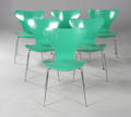 Arne Jacobsen 1901-1971. Seks stole model. 3107 6