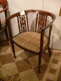 Karmstol, Med intarsia