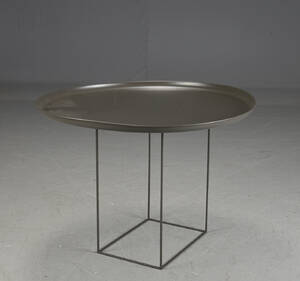 NORR11 Design House. Sofabord  Bakkebord model Duke Coffee Table Large, sort-pulverlakeret stål 