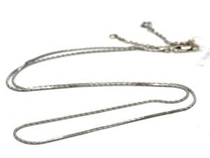 Halskedja vitguld 18K