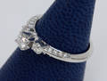 Ring, 14K vittguld med 19 st diamanter ca 1,0ct.