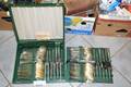 Matbestick silver, ca 75 delar,