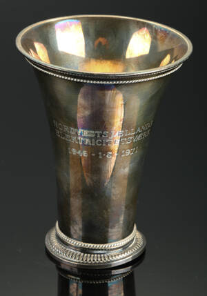 C.C. Hermann. Pokal af sterling sølv