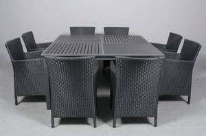 Havemøbelsæt bestående af otte armstole samt bord, artwood. 9