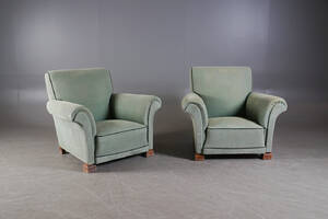 Ett par Art Déco-fåtöljer, 193040-tal 2