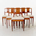 Stolar i mahogny