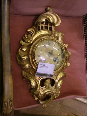 Väggpendyl, Förgylld