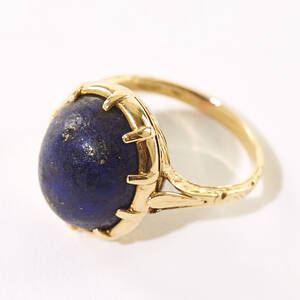 Ring 18 k guld lapis
