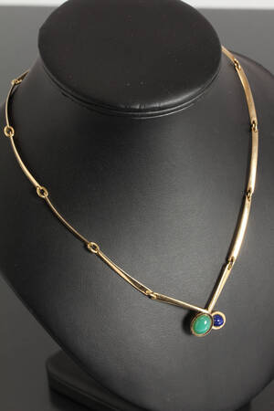 Ole Lynggaard halskæde af guld 14 kt.  Denne vare er sat til omsalg under nyt varenummer 4203094