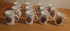 1 Låda kaffemuggar
