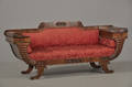 Sen-empire sofa af mahogni, 1800-tallet