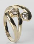 Brillantring, ca. 0.37 ct.